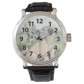 Irish Wolfhound Puppy Dreamer Wristwatch Armbanduhr