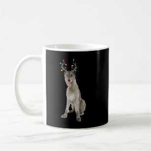Irish Wolfhound Reindeer Christmas Dog Kaffeetasse
