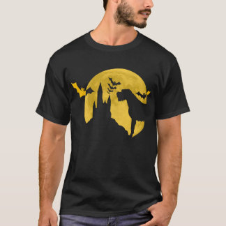 Irish Wolfhound Spooky Horror Bat Halloween Hund T-Shirt