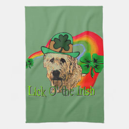 Irish Wolfhound St Patricks Geschirrtuch