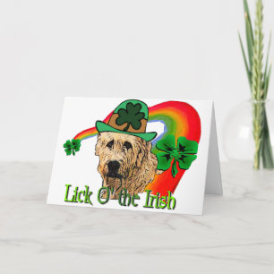 Irish Wolfhound St Patricks Karte