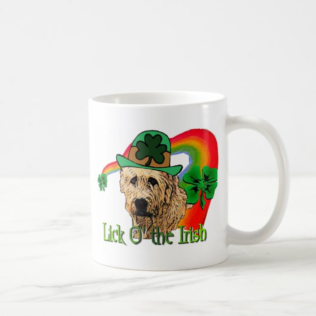 Irish Wolfhound St Patricks Tasse (Rechts)