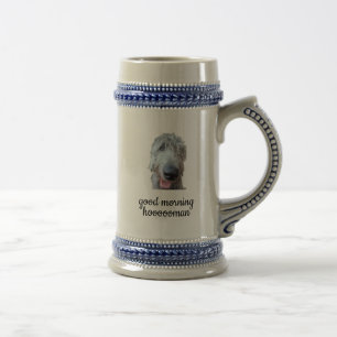 Irish Wolfhound Tasse – Guten Morgen Hoooooman