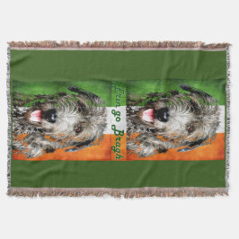 Irish Wolfhound Throw Blanket Decke