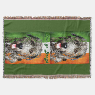 Irish Wolfhound Throw Blanket Decke
