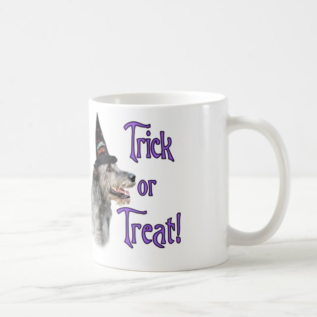 Irish Wolfhound Trick Tasse (Rechts)