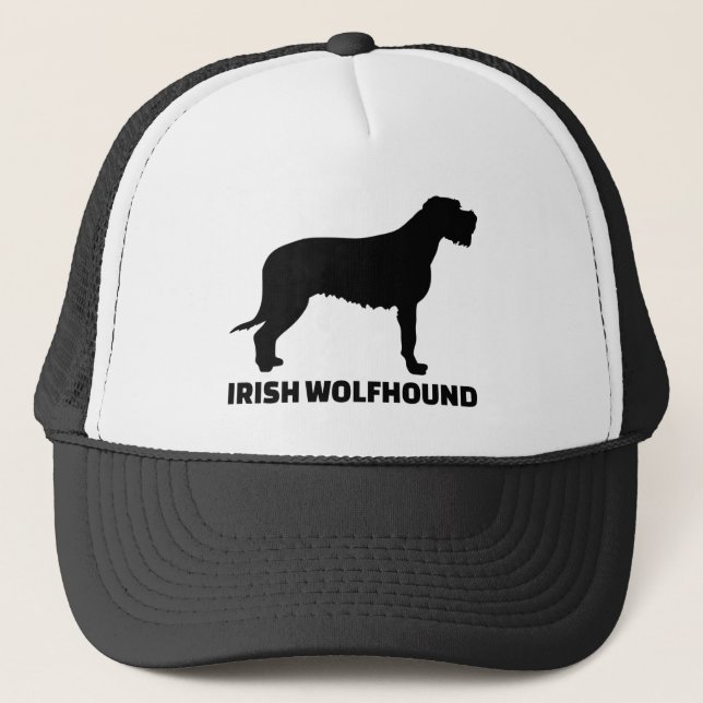Irish Wolfhound Truckerkappe (Vorderseite)