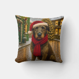 Irish Wolfhound Urlaub Kissen