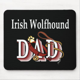 Irish Wolfhound Vater Gifts Mousepad