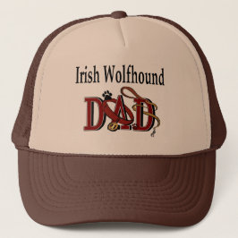 Irish Wolfhound Vater Gifts Truckerkappe