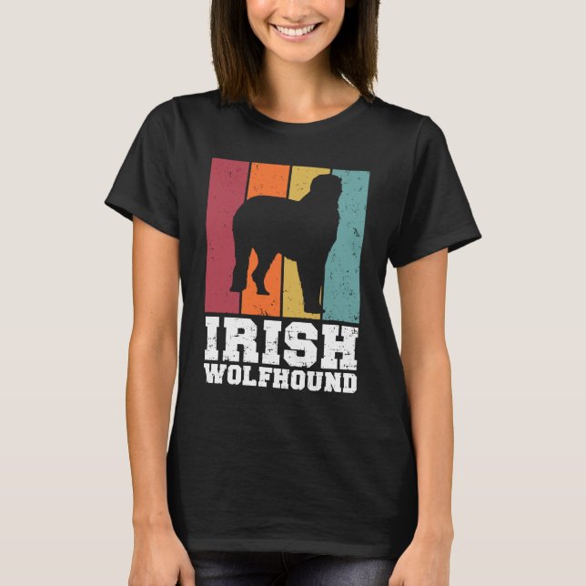 Irish Wolfhound Vintage  2 T-Shirt (Vorderseite)