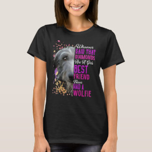 Irish Wolfhounds sind der beste Freund eines Mädch T-Shirt