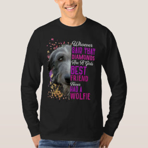 Irish Wolfhounds sind der beste Freund eines Mädch T-Shirt