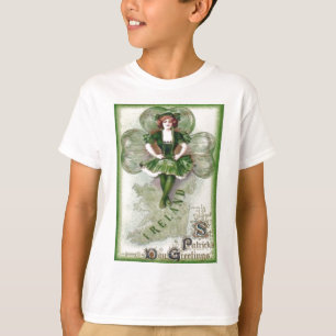 Irish Woman Ireland Kleeblatt Riverdance T-Shirt