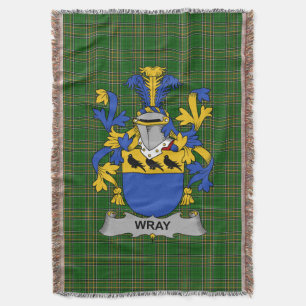 Irish Wray Coat of Arms Familienwappen Irland Decke