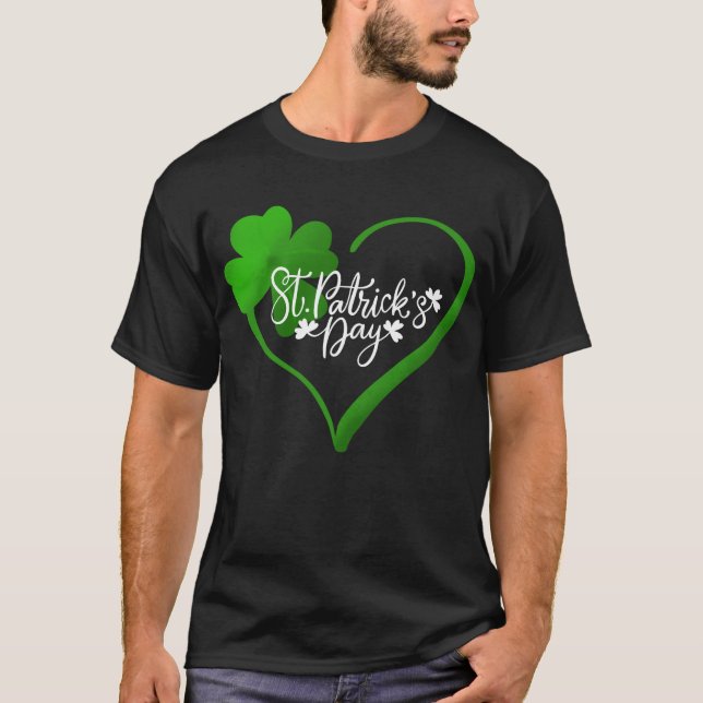Irish you a happy St Paddy's Day St Patrick's Day T-Shirt (Vorderseite)