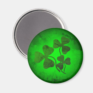Irishcher Kleeblatt/grüner Klee, irisches Grün Magnet