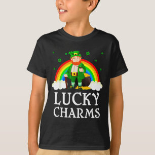 Irishcher Shamrock Kobold St. Patricks Tag Glückli T-Shirt