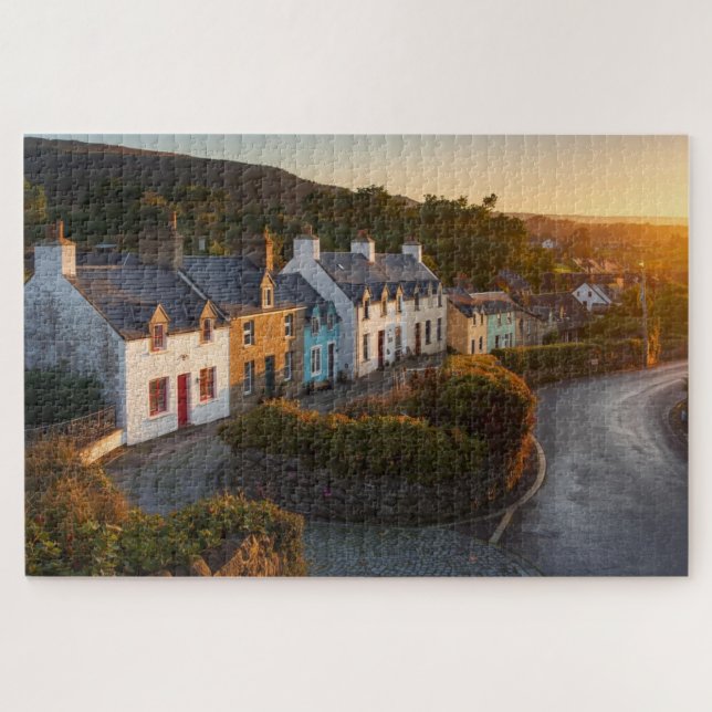 Irishisches Dorf-Puzzle Puzzle (Horizontal)