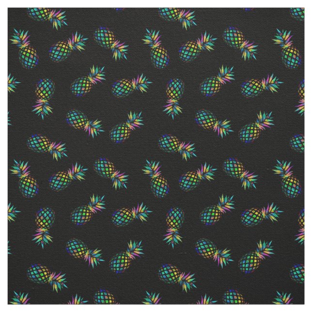 Irisierende Ananas Stoff (Muster)