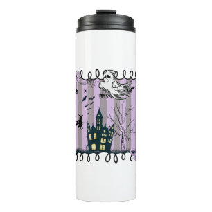 Irisierende Kokette Halloween Thermosbecher