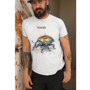 Irisierender Käfer in Wasserfarbe, nach Maß T-Shirt