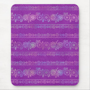 Irisierendes Bohemian-Einhorn-Muster Mousepad