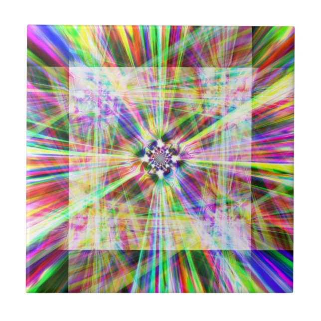 Irisierendes Chrom Zwölf Fliese (Vorderseite)