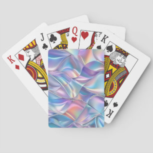 Irisierendes Metallisches 6 Geometrisch Spielkarten