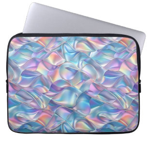 Irisierendes Metallisches 6 Geometrisches Laptopschutzhülle