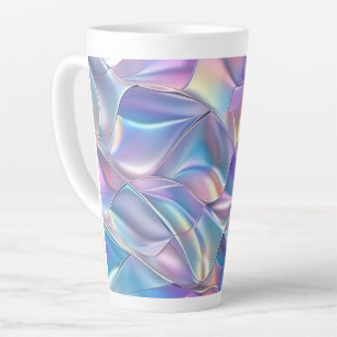 Irisierendes Metallisches 6 Geometrisches Milchtasse