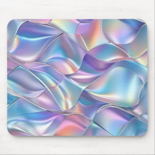 Irisierendes Metallisches 6 Geometrisches Mousepad