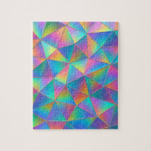 Irisierendes Polygon Puzzle