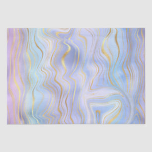 Irisierendes Regenbogen-Gradient und Goldfolien-Sc Seidenpapier