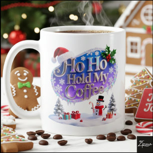Irisierendes Weihnachten' Ho Ho Halt Mein Kaffee Kaffeetasse