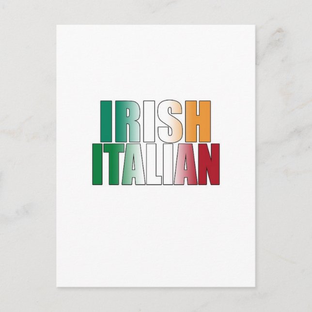 Irisitalienisch Postkarte (Vorderseite)