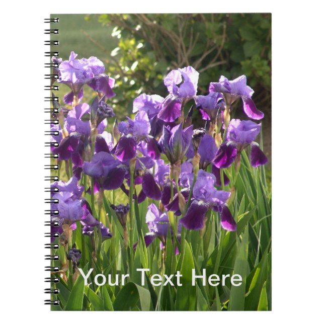 Irisnotizbuch Notizblock (Vorderseite)