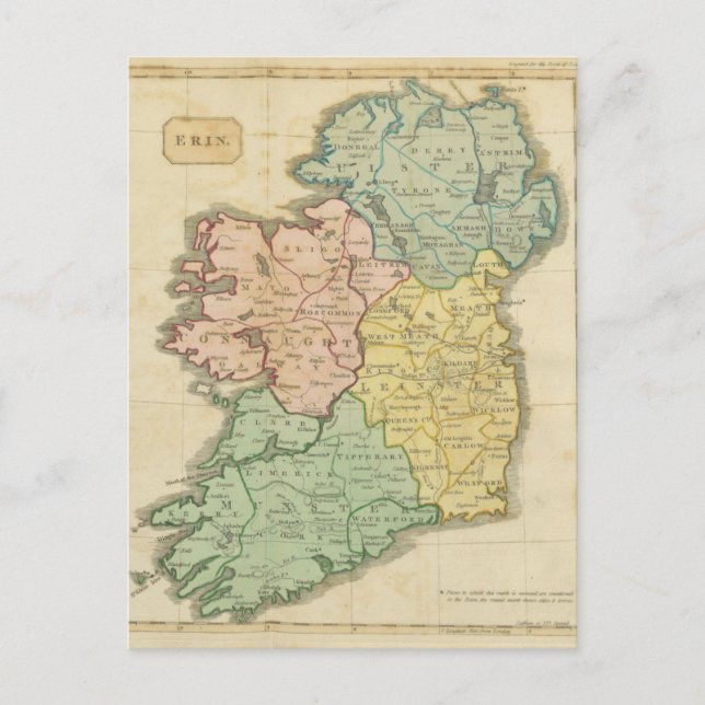 Irland 1810 postkarte (Vorderseite)
