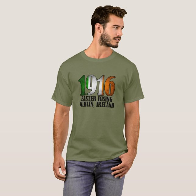 Irland 1916 Osteraufstieg des irischen Reichtums T-Shirt (Vorne ganz)