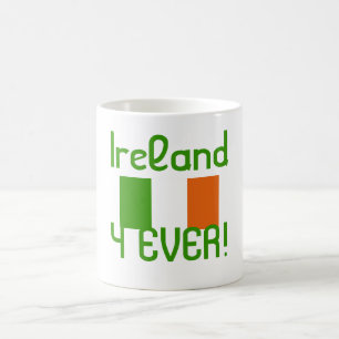 Irland 4 je Flagge Kaffeetasse