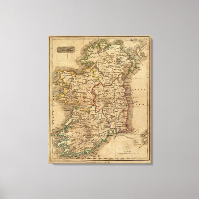 Irland 7 leinwanddruck (Vorderseite)