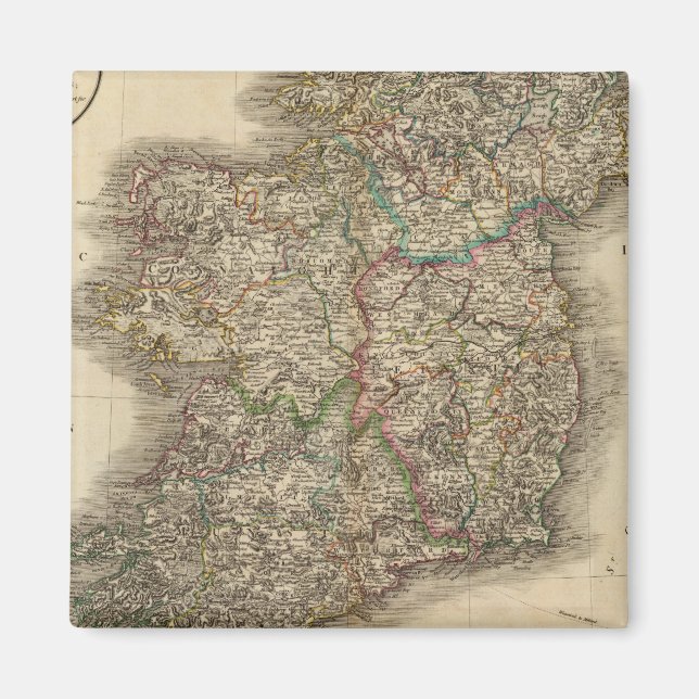 Irland Atlas Map Magnet (Vorne)