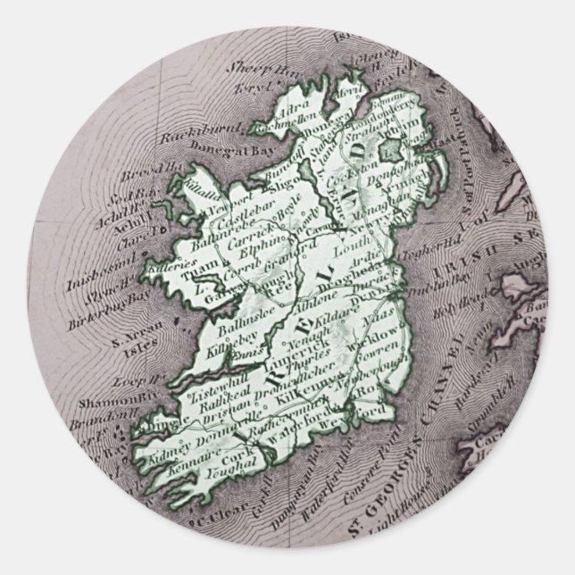 Irland Aufkleber (Vorderseite)