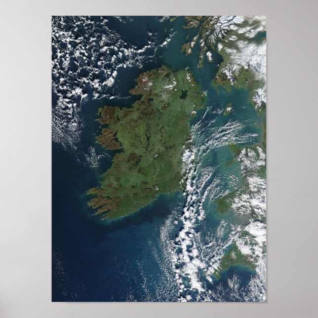 Irland aus den ISS Poster (Vorne)