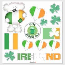 Irland - Auswahl Aufkleber
