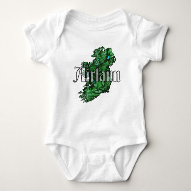 Irland Baby Strampler (Vorderseite)