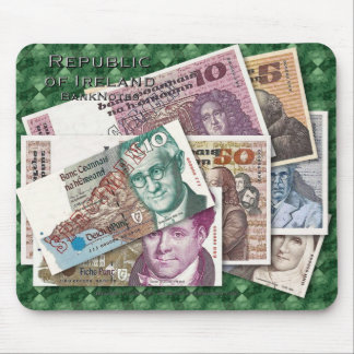 Irland-Banknoten Mousepad