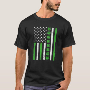 Irland Basketball Sport USA Flag Kleeblatt St Patr T-Shirt