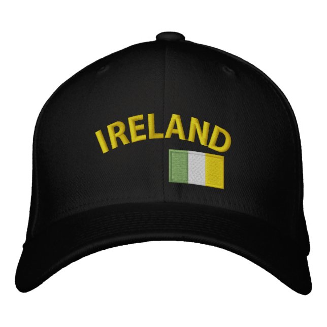 Irland Bestickte Baseballkappe (Vorderseite)