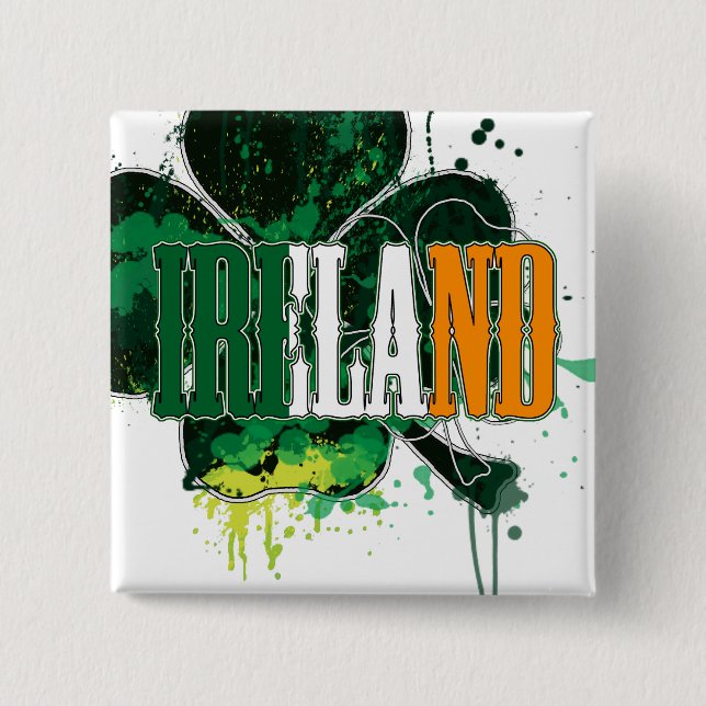 Irland-Button Button (Vorderseite)